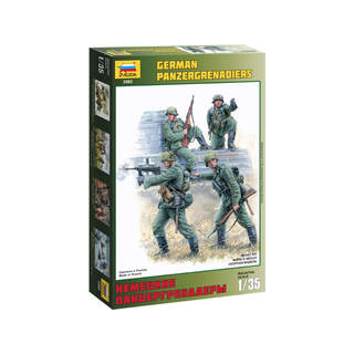 Zvezda figurky - němečtí Panzergrenadiers (1:35)