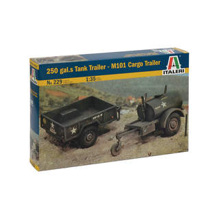 Italeri 250 GAL.S TANK TRAILER - M101 CARGO TRAILER (1:35)