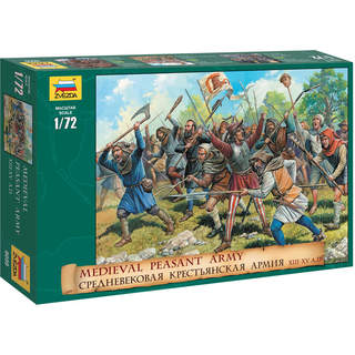 Zvezda figurky Medieval Peasant Army (1:72)