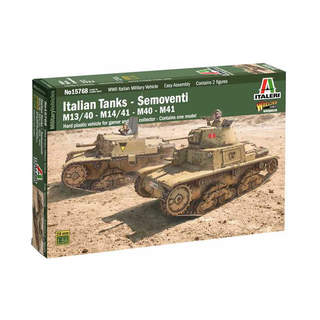 Italeri Semoventi M13/40, M14/41, M40 a M41 (1:56)