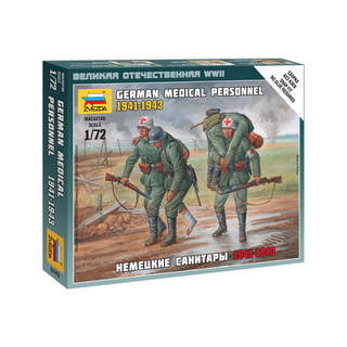 Zvezda figurky - německý zdravotní tým 1941-43 (1:72)