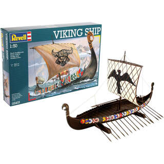 Revell vikingská loď (1:50) (sada)