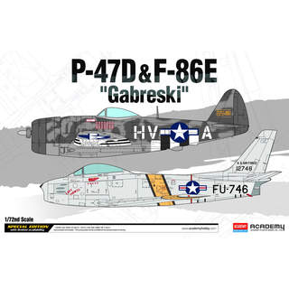 Academy P-47D a F-86E Gabreski (1:72)