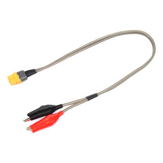 Konverzní kabel Pro XT-60 samice - krokosvorky 14AWG 40cm