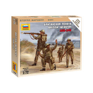 Zvezda figurky British Infantry 1939-42 (1:72)