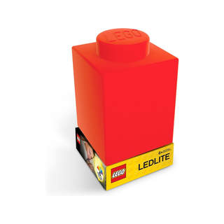 LEGO noční lampička Silikonová kostka červená