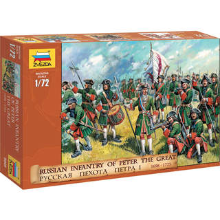 Zvezda figurky Russian Infantry (Peter the Great) (1:72)