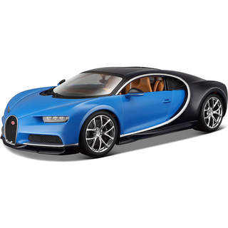 Bburago Plus Bugatti Chiron 1:18 modrá