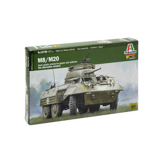 Italeri Wargames - tank M8 / M20 (1:56)