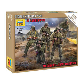 Zvezda figurky - WWII US Marines (1:72)